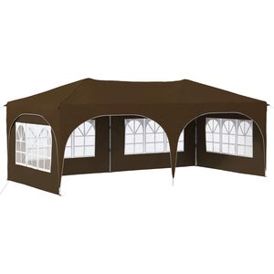 vidaXL Namiot imprezowy rozkładany 575 x 288 x 245 cm Ciemnoszary