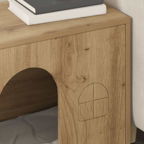 vidaXL Koty Dom Dąb rzemieślniczy 51 x 30 x 52 cm