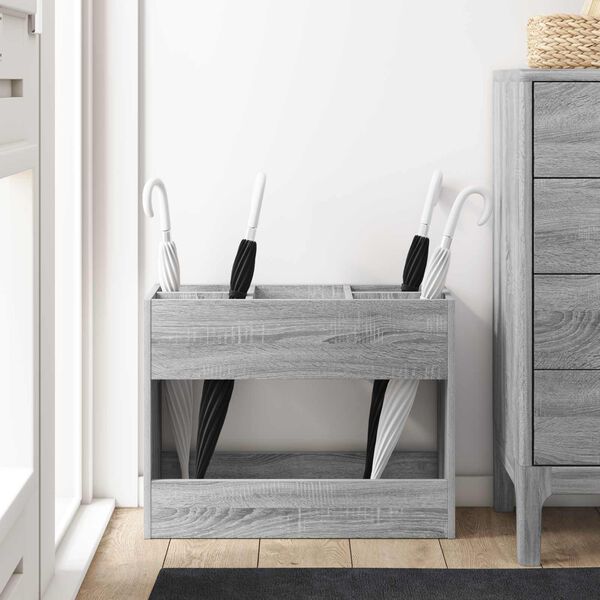 vidaXL Stojak na parasol Szary Sonoma 65 x 24 x 50 cm