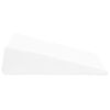 vidaXL Poduszka w kształcie klinu Gładki Biały 69 x 64 x 19 cm