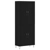 vidaXL Highboard 2 szt. Czarny Dąb 69,5 x 34 x 180 cm