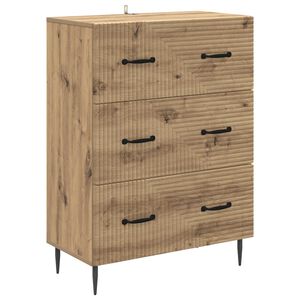 vidaXL Szafka z Szufladami Dąb artisan 66 x 34,5 x 89,5 cm