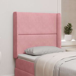 vidaXL Ucho Głowy R&oacute;żowy 80 x 16 x 4 cm Aksamit