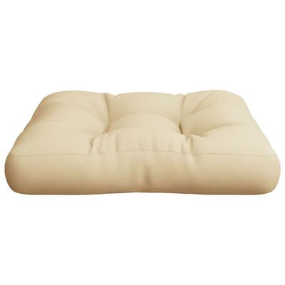 vidaXL Poduszka na sofę z palet, beżowa, 60x60x10 cm