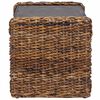 vidaXL Stolik boczny Naturalny 44.5 x 45 x 45 cm Lite drewno mahoniowe
