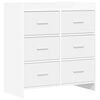 vidaXL Bufet Biały 75 x 33 x 80 cm Drewno inżynieryjne