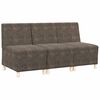 vidaXL Modułowa sofa bez podłokietnik&oacute;w 3 szt. Ciemnoszary