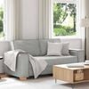 vidaXL Sofa 2-osobowa Cloud Grey 180x78x84 cm Tkanina