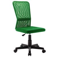 vidaXL Krzesło biurowe, zielone, 44x52x100 cm, z siatką