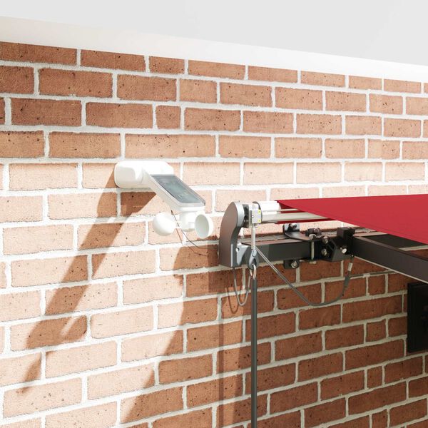 vidaXL Tkanina Zadaszenia z Czerwony 450 &times; 300 cm Poliester