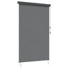 vidaXL Roleta jasnoszary 140 x 250 cm Materiał i Aluminium