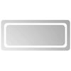 vidaXL Lustro łazienkowe z LED, 90x40 cm