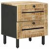 vidaXL Stolik nocny naturalny 40 x 33 x 46 cm Drewno z mango