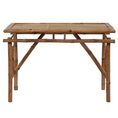 vidaXL Składany stół ogrodowy, 115x50x75 cm, bambusowy