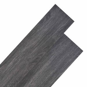 vidaXL Deski podłogowe Czarny i Biały 5,26 m&sup2; 18 szt. PVC