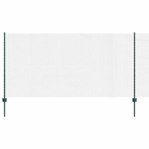vidaXL Ogrodzenie z słupkiem Zielony 1,2 x 25 m Stal i PVC