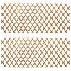 vidaXL Rozsuwany trellis ogrodowy 2 szt. 100 x 105 cm Bambus