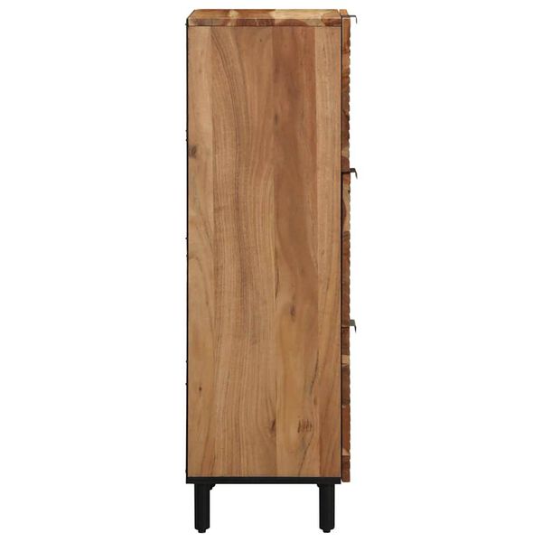 vidaXL Highboard Naturalny 40 x 33,5 x 110 cm Lite Drewno Akacji