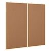 vidaXL Tablica informacyjna 100 x 100 x 1,4 cm Lite drewno sosnowe