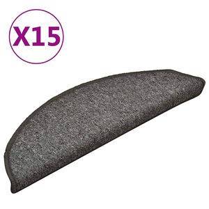 vidaXL Dywaniki na schody 15 szt. 56 x 17 x 3 cm Non-Slip