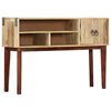 vidaXL Stolik konsola, 115x30x76 cm, lite surowe drewno mango