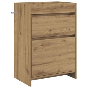 vidaXL Szafka pod zlewem w łazience Dąb artisan 56 x 37,5 x 81 cm