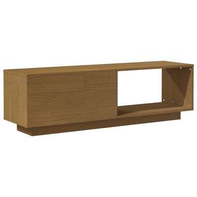 vidaXL Szafka pod TV, miodowy brąz, 110x30x33,5 cm, drewno sosnowe