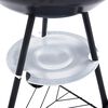 vidaXL Przenośny grill węglowy XXL, z k&oacute;łkami, 44 cm