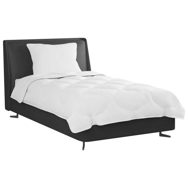 vidaXL Zestaw kołder z poduszką 2 pcs Biały Mikrofibra