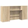 vidaXL Biurko recepcyjne dąb sonoma 200x50x103,5 cm Drewno klejone