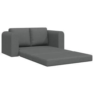 vidaXL Sofa Bed Ciemnoszary 148 x 71 x 83 cm tkanina