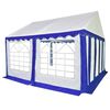 vidaXL Namiot ogrodowy z PVC, 3 x 4 m, niebiesko-biały