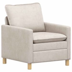 vidaXL Sofa kremowy 76 x 81 x 87,5 cm Poliester