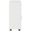 vidaXL Bufet z p&oacute;łką Wysoki połysk biały 88,5 x 30,5 x 73 cm