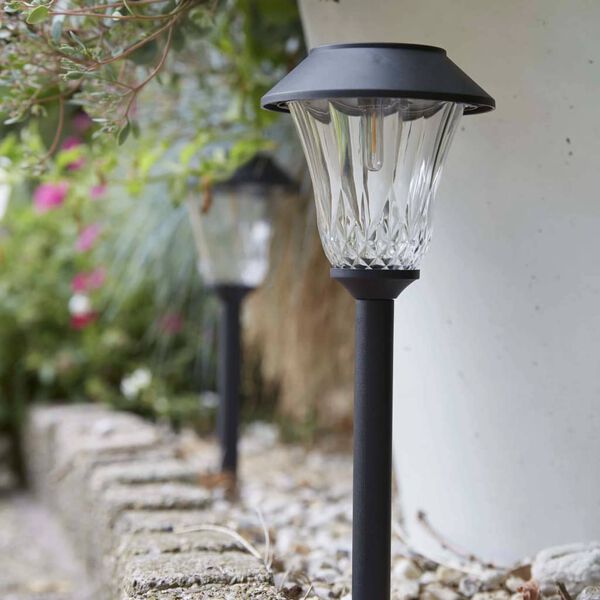 Luxform Lampy ogrodowe LED Tropez, 3 szt., komplet akcesori&oacute;w