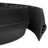 vidaXL Uszczelka podłogowa do garażu Czarny 75 x 12 mm 1 m Guma EPDM