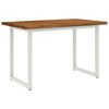 vidaXL Kwadratowy st&oacute;ł do jedzenia 120 x 70 x 75 cm Lite Drewno Akacji