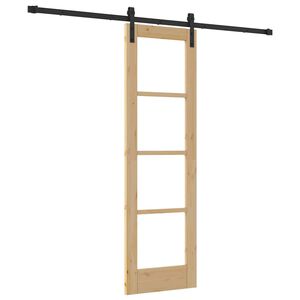 vidaXL Drzwi przesuwne ORKDAL Naturalny 61 x 198,5 cm