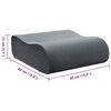 vidaXL Poduszka na siedzisko Gładki Szary