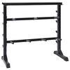 vidaXL Stojak na hantle Czarny 99 x 45 x 95,5 cm