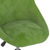vidaXL Obrotowe krzesła stołowe, 4 szt., jasnozielone, obite aksamitem