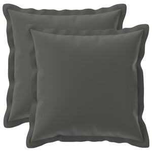 vidaXL Poszewka na poduszkę 2 szt. HOUTEN antracytowy 30 x 30 cm