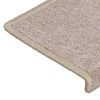 vidaXL Maty na schody 30 szt. 65x21x4 cm Taupe Rectangular Edge