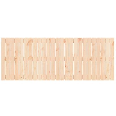 vidaXL Wezgłowie łóżka, 159,5x3x60 cm, lite drewno sosnowe
