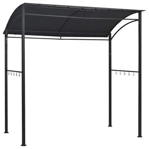 vidaXL Altanka nad grill, 215x150x220 cm, antracytowa, stal