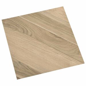 vidaXL Samoprzylepne Deski Podłogowe Brązowe Pasy 30,5 x 30,5 cm