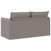 vidaXL Sofa Ciemnoszary