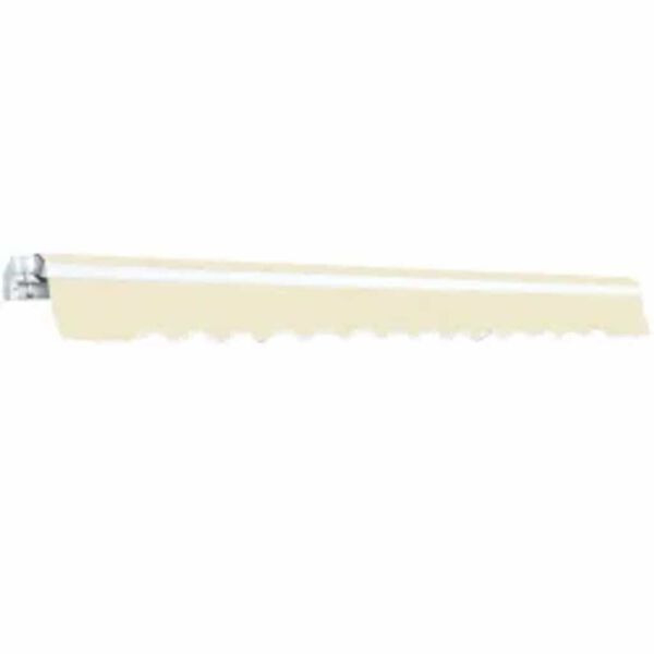 vidaXL Markiza zwijana ręcznie, 600 cm, kremowa