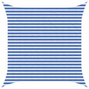 vidaXL Żagiel przeciwsłoneczny Niebieski i biały 3,6 x 3,6 m HDPE