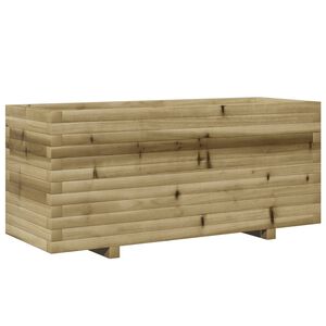 vidaXL Donica ogrodowa, 110x40x49,5 cm, impregnowane drewno sosnowe